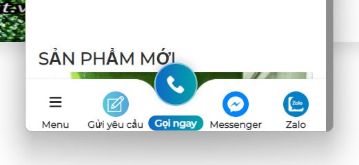 Code liên hệ giao diện mobile đẹp